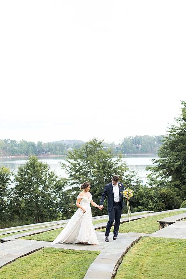 Reserve at Lake Keowee chapel Founders Hall wedding ceremony