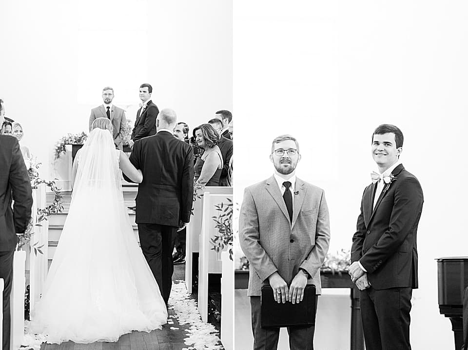 Outdoor wedding reception on the Great Lawn at Reserve Lake Keowee