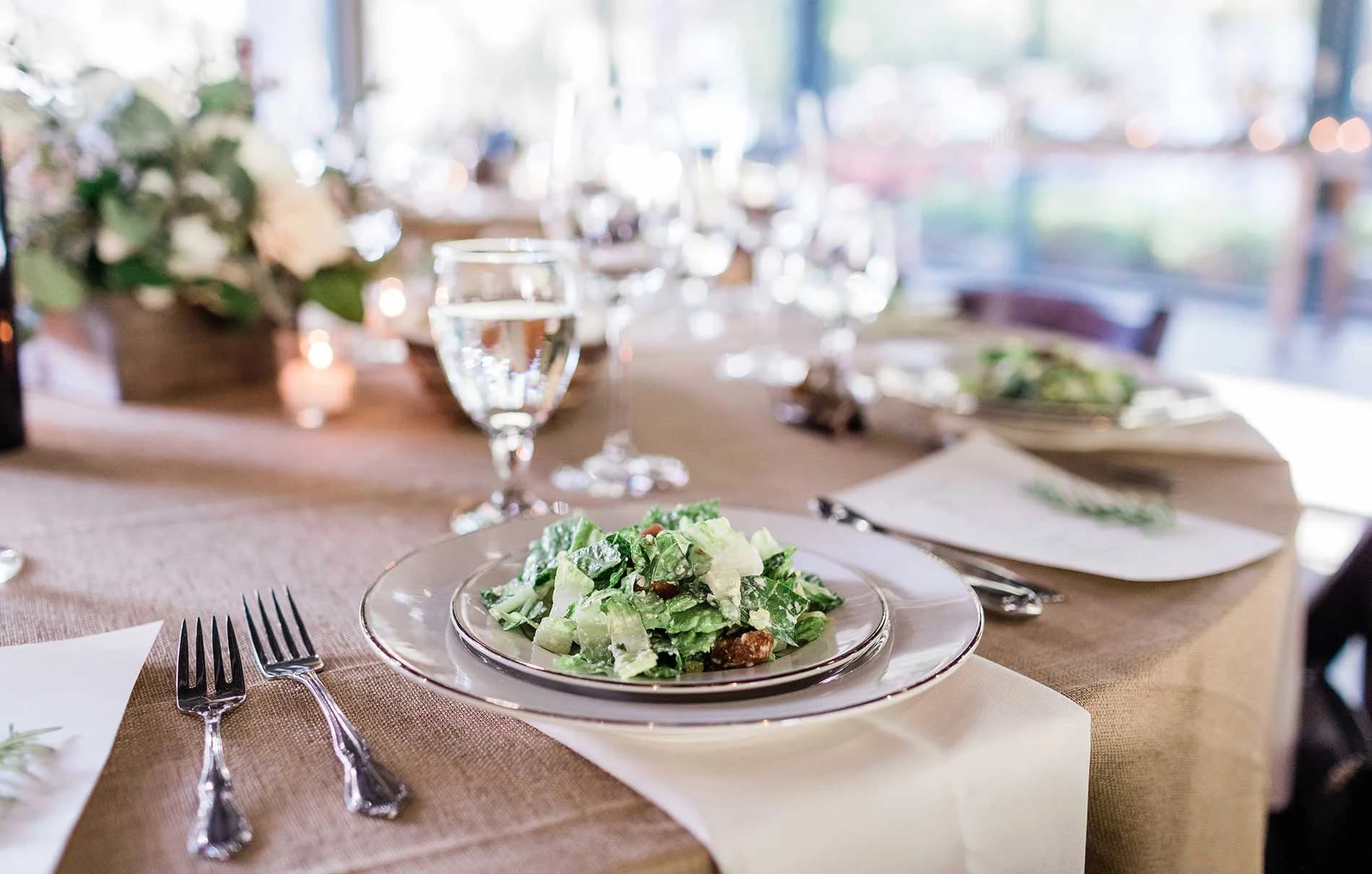 Lowcountry Kitchen - catering beaufort sc jeremy rachel dinner salad