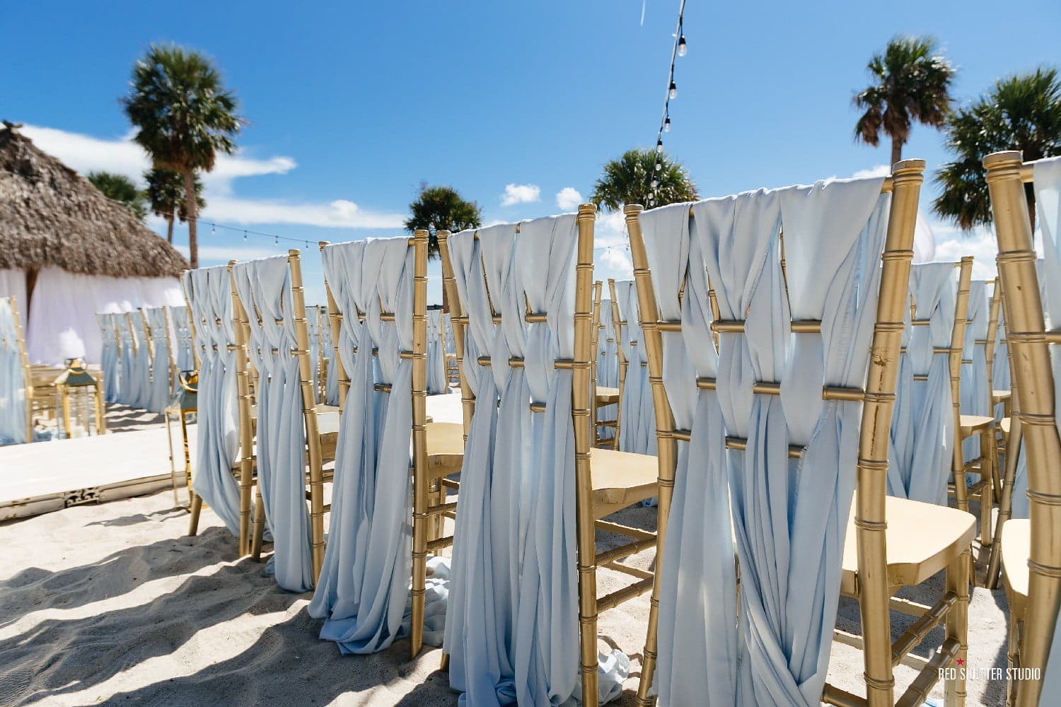 Duvall Catering & Events - Wedding Seating Blue Duvall Events