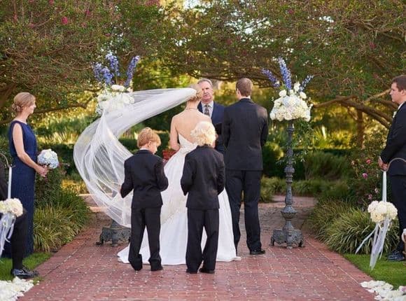 Pine Lakes Country Club grand ballroom wedding reception SC