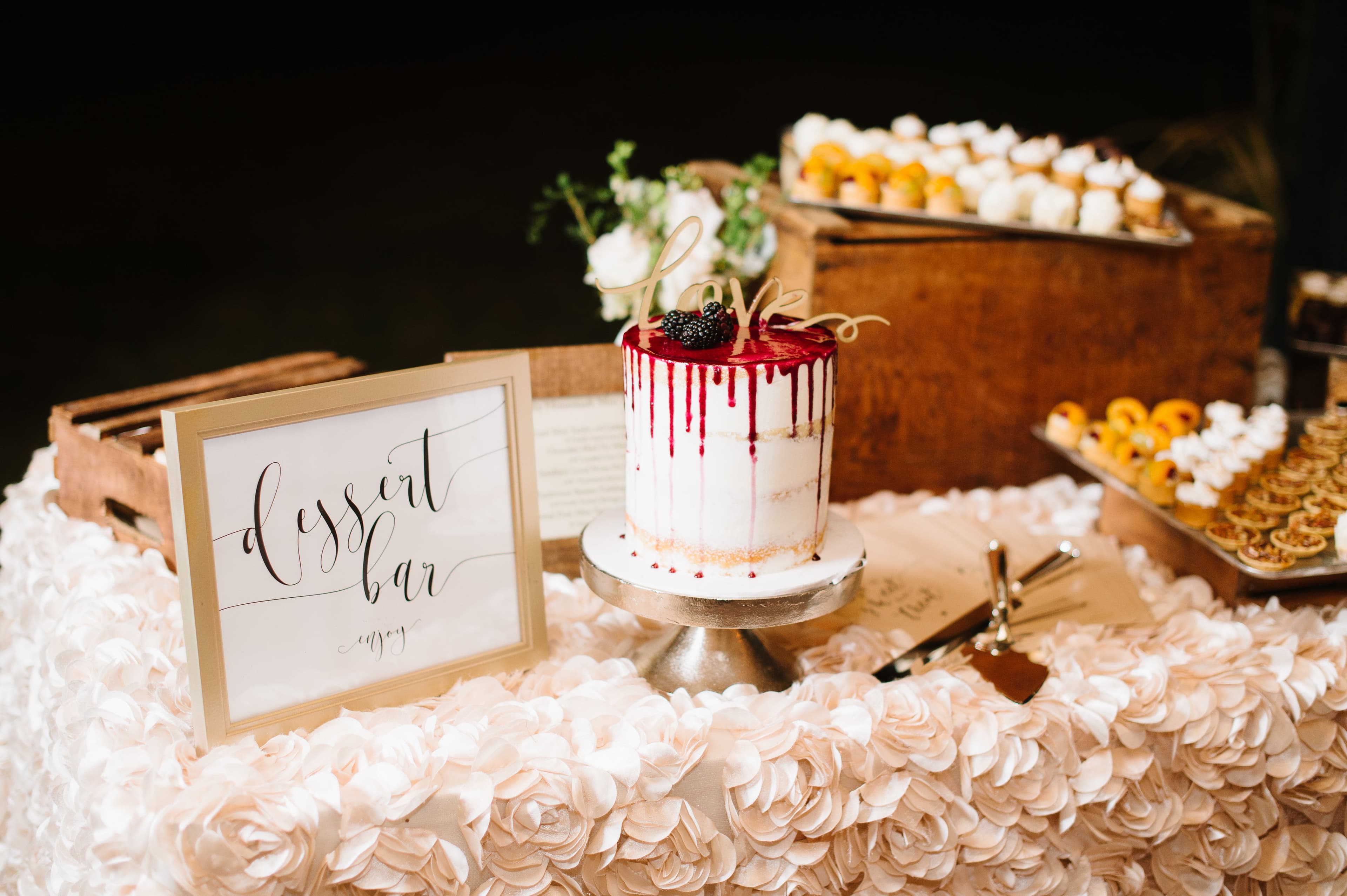 Hamby Catering & Events - Dessert selections arranged for catered celebrations