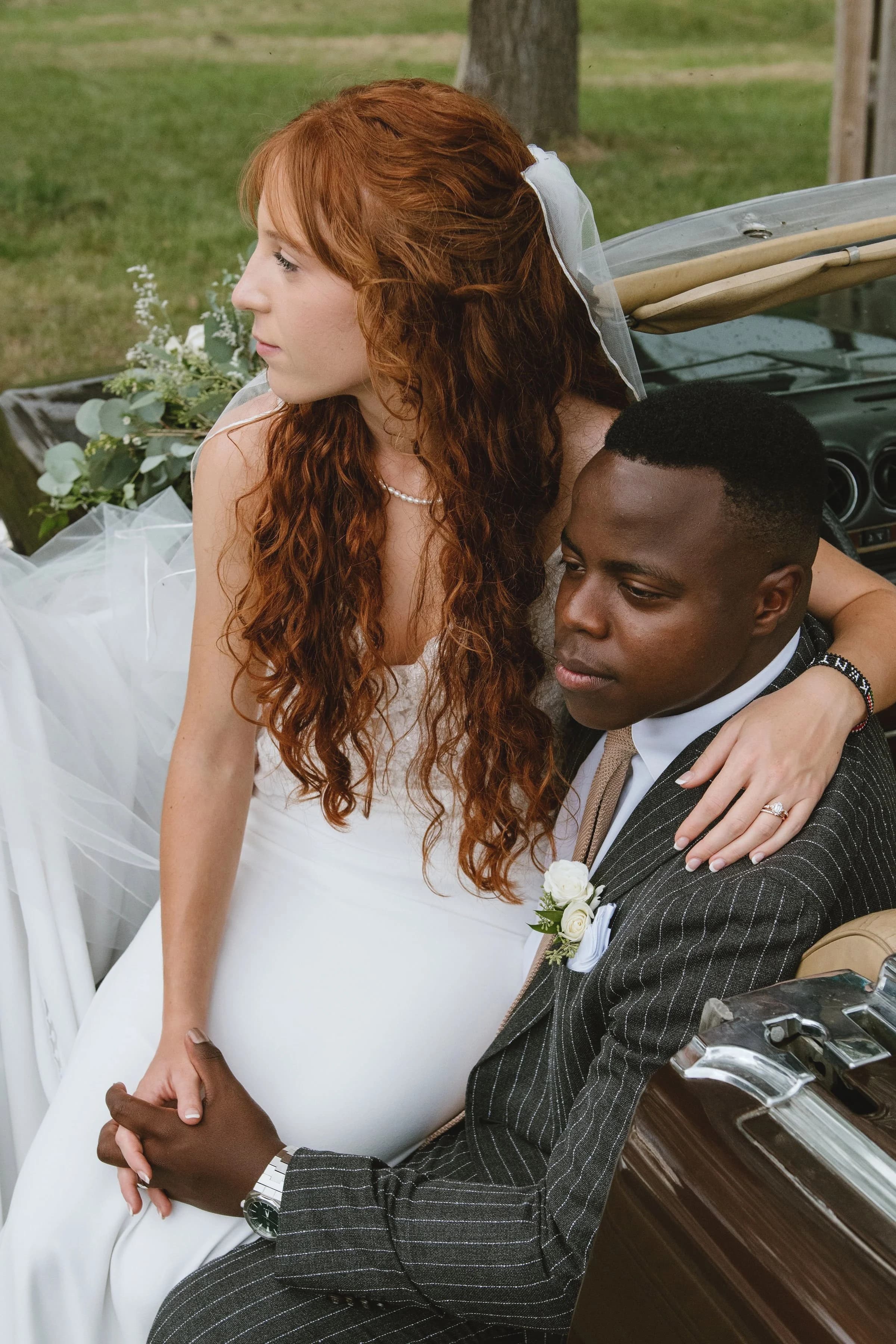 Beautiful outdoor wedding reception portrait in the South Carolina Lowcountry