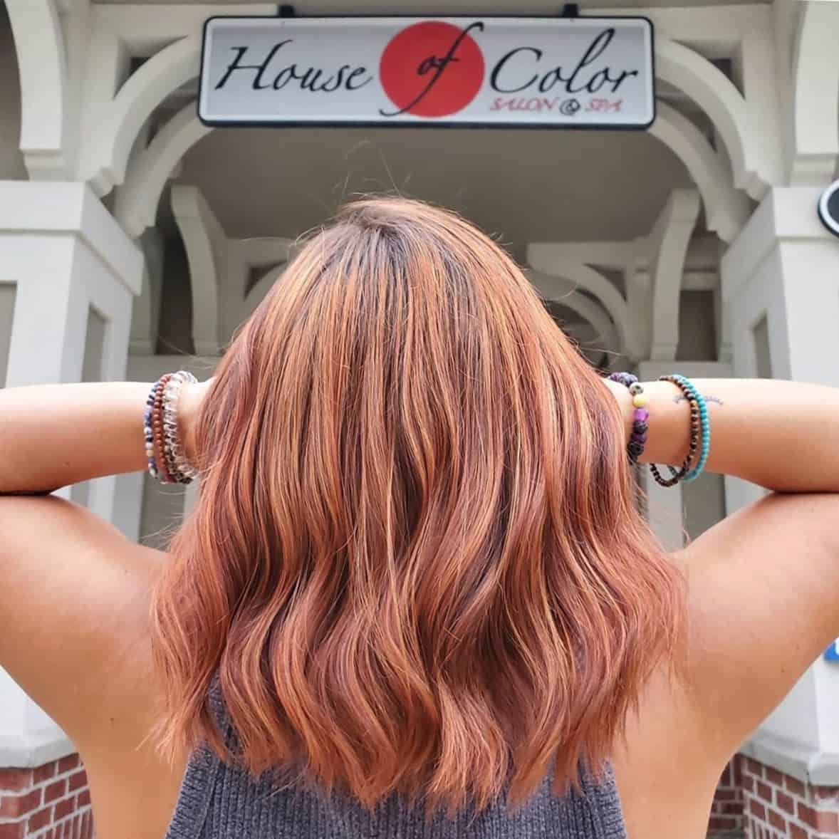 House of Color - A woman with beautiful hair.