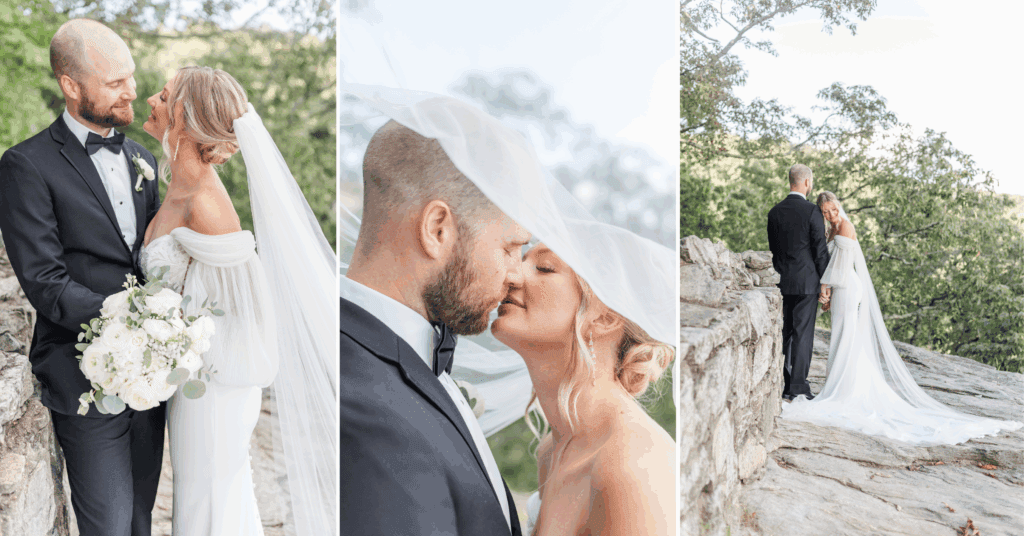 Pretty Place Chapel panoramic Blue Ridge Mountains wedding ceremony