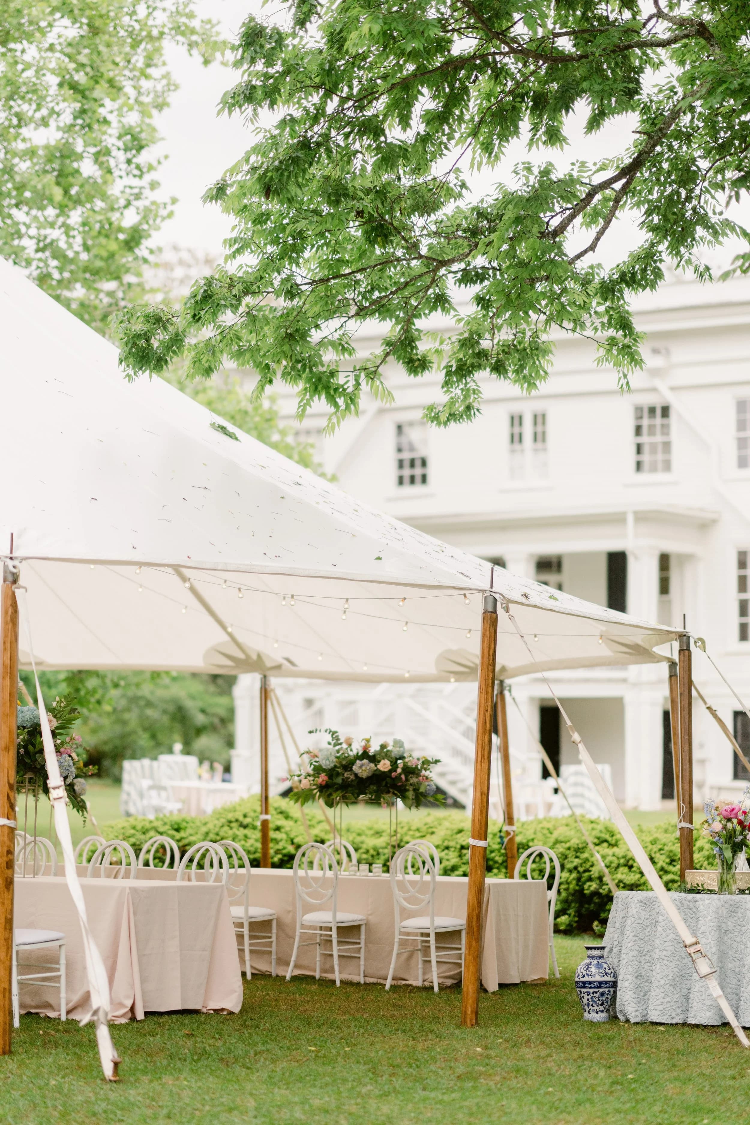 Wavering Place main house Greek Revival columns Eastover SC wedding venue