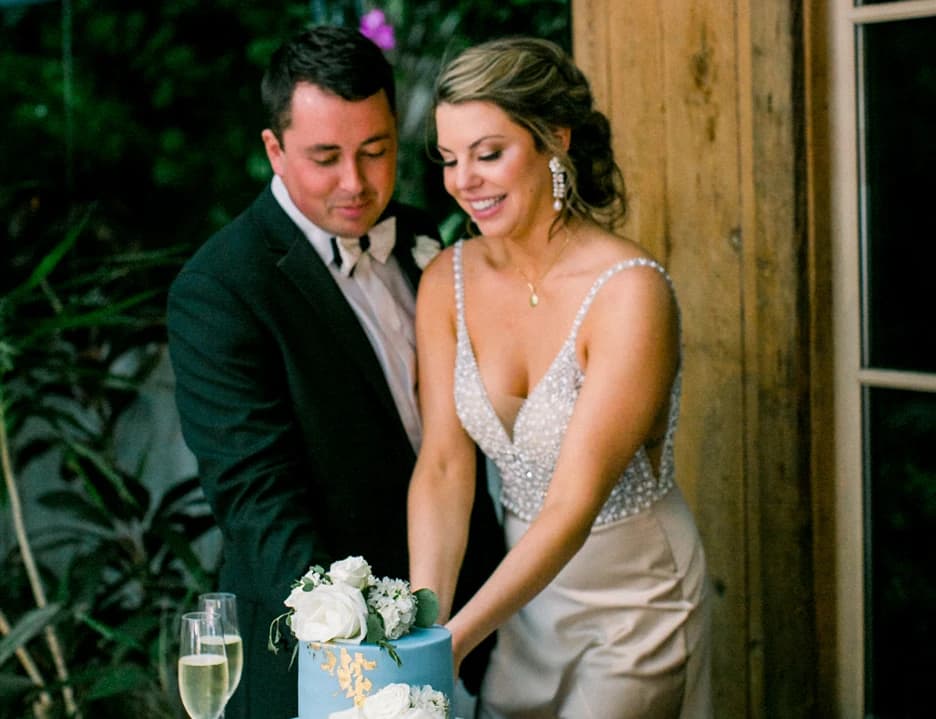 Ashley Bakery - Wedding Cake cutting in Charleston, SC