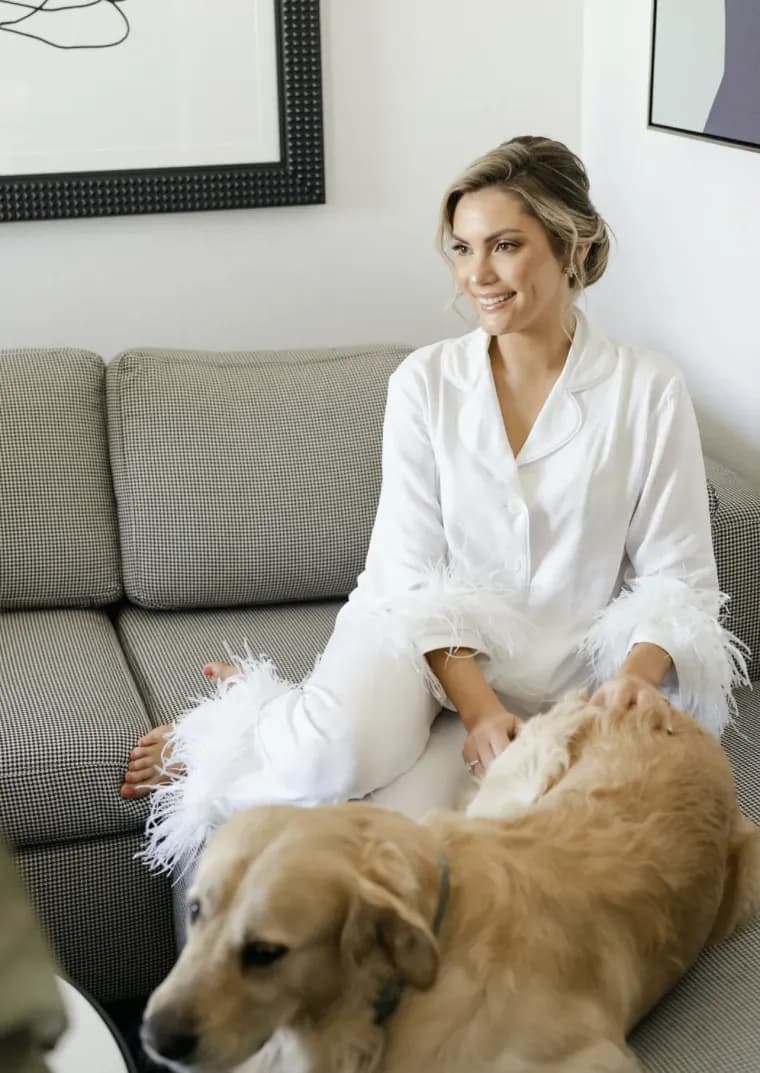 Charleston I Do - Bride at her trial with soft glam makeup and styled hair