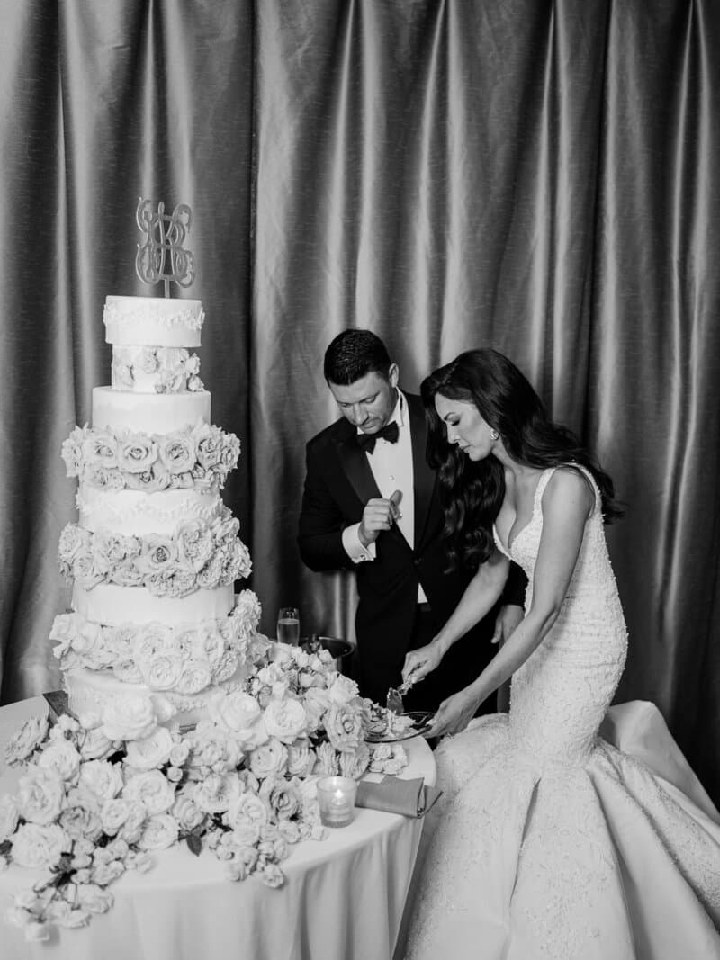 Bride and groom portrait at Dunes Golf and Beach Club