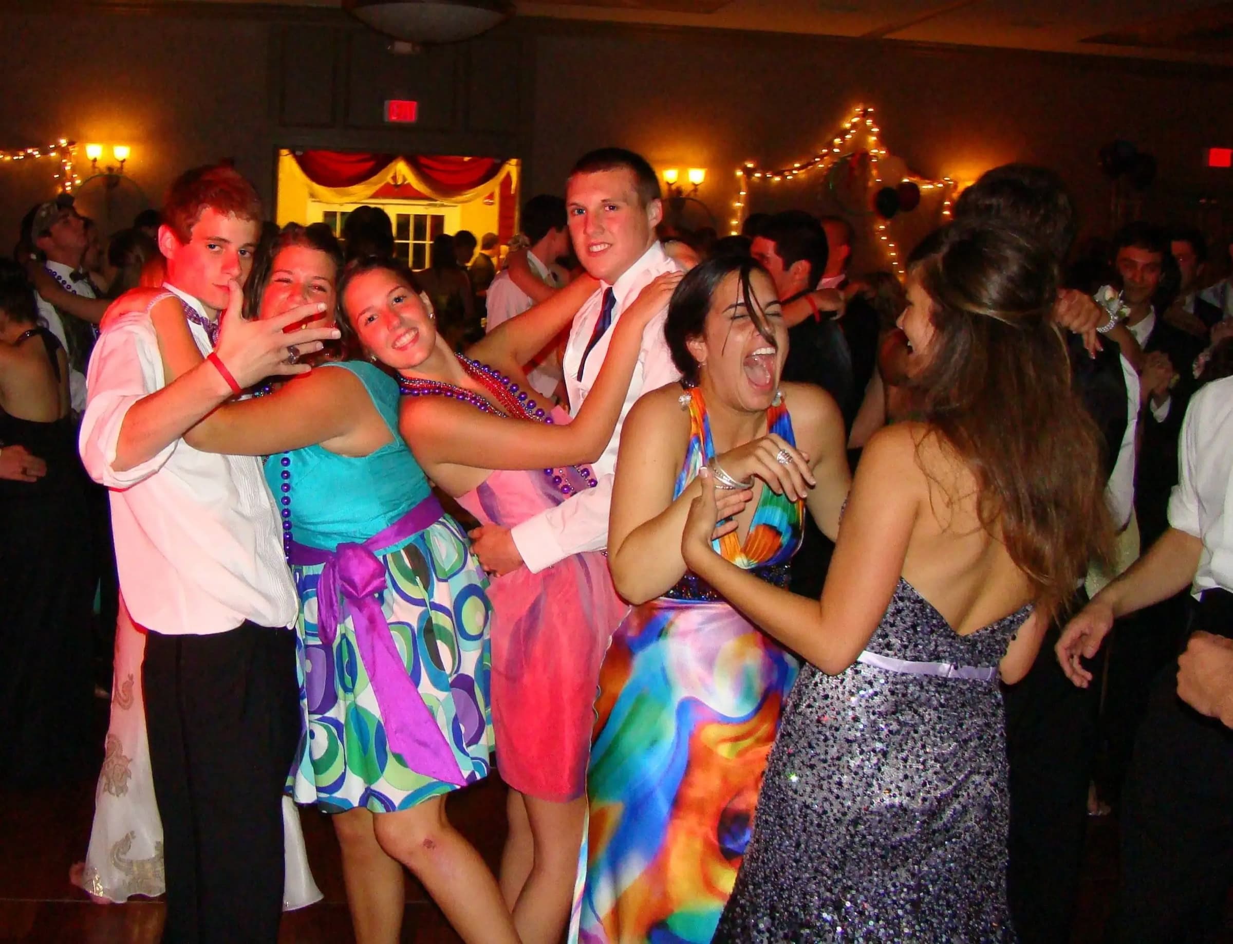 Party Carolina DJs - guests dancing at a wedding reception